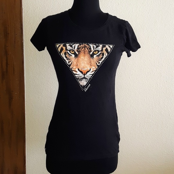 guess tiger shirt